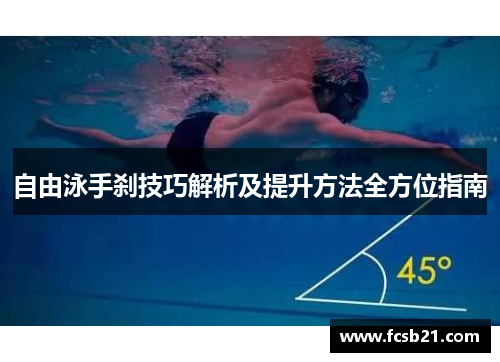 自由泳手刹技巧解析及提升方法全方位指南