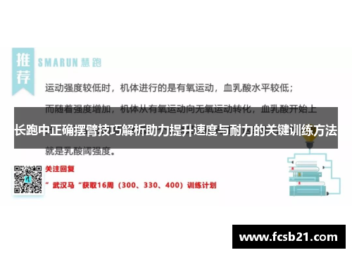 长跑中正确摆臂技巧解析助力提升速度与耐力的关键训练方法